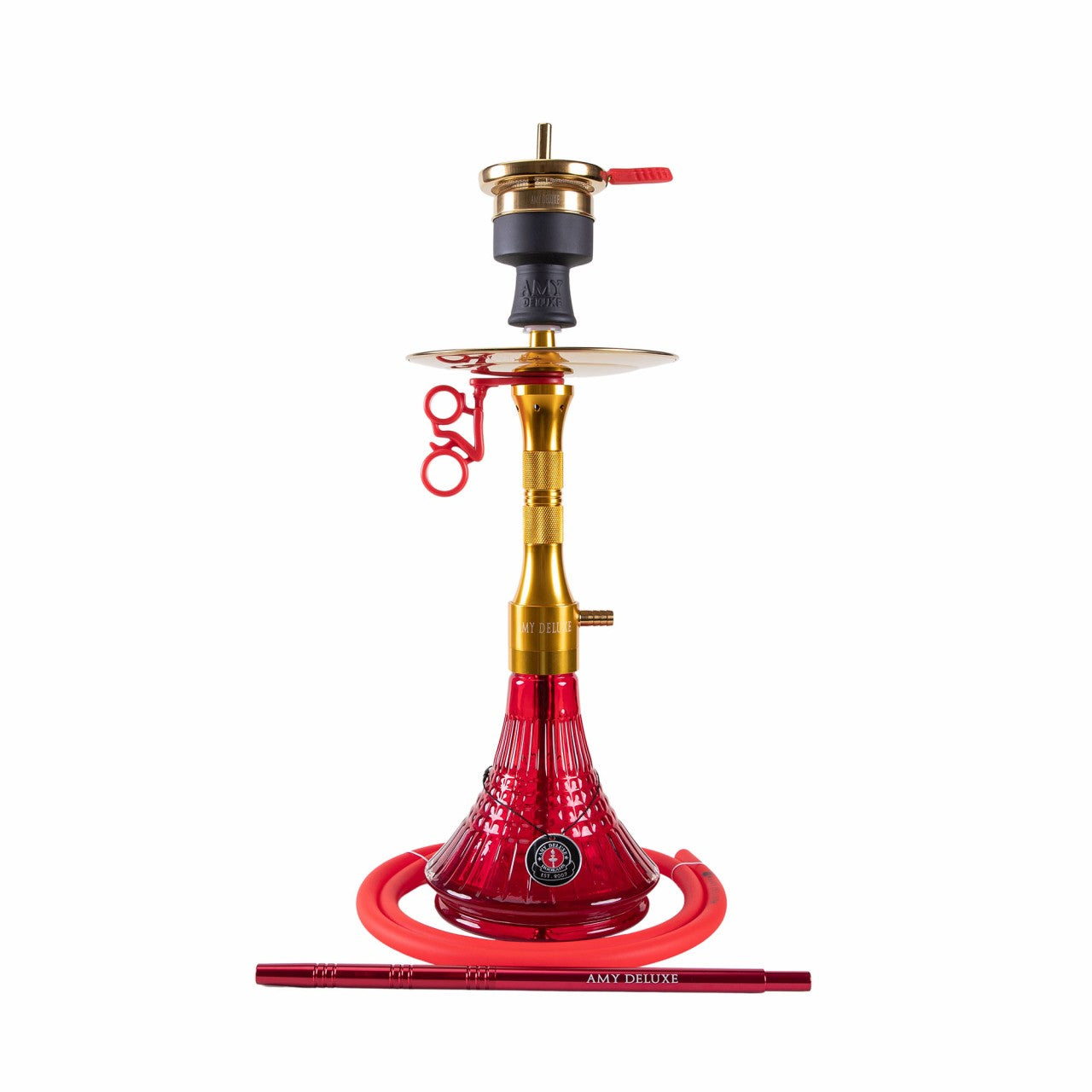 Amy Deluxe German hookah shisha set, 126.02 Alu Cage S