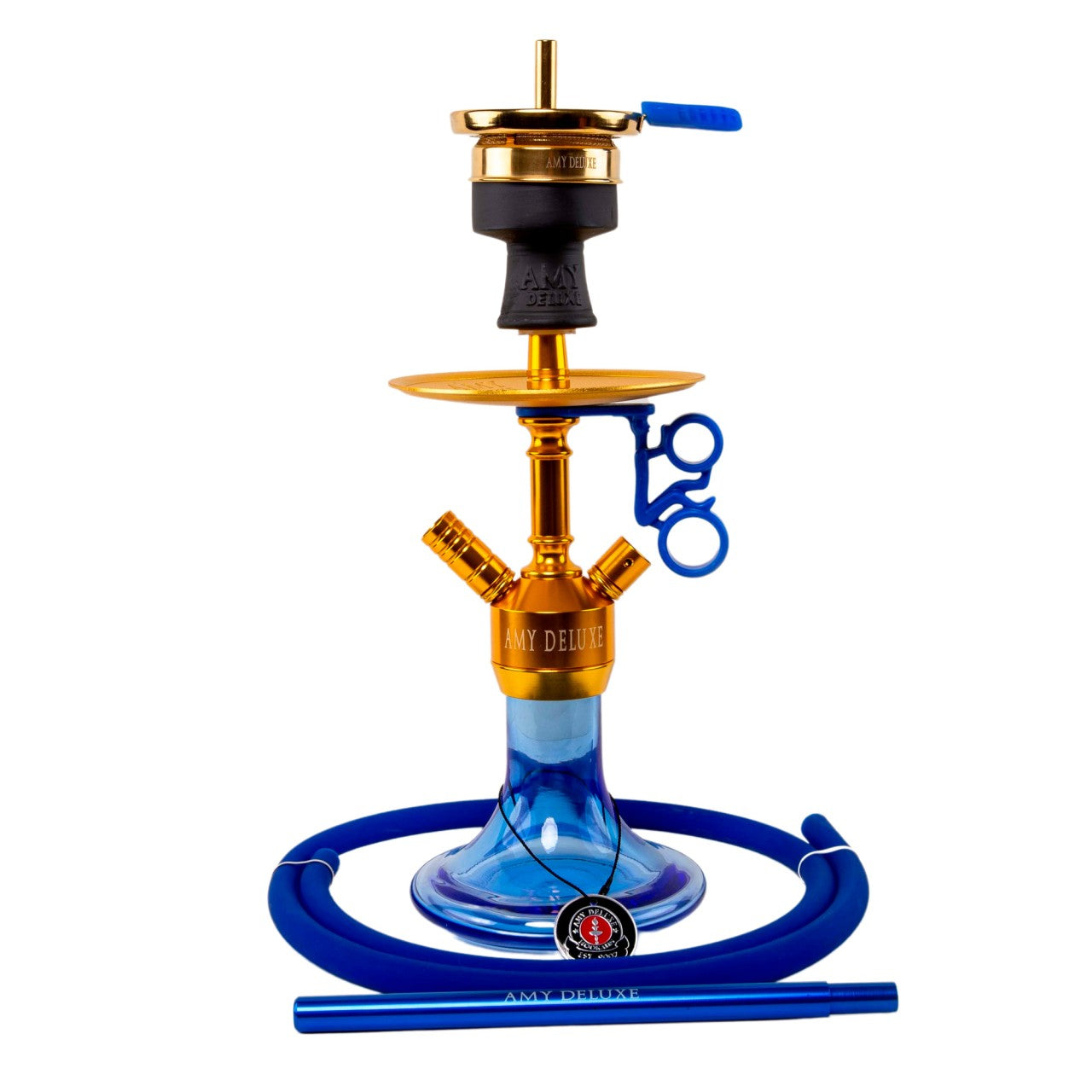 爆アレ❗️【金運☆魔除】虹☆スモーキークォーツ☆ブルーエンジェルラダーA11285 Amy Deluxe German hookah shisha set, 071.03 Alu Jewel S – amyusa