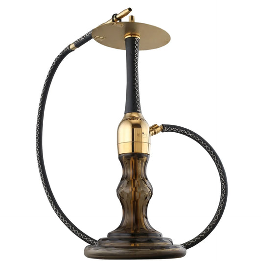 Amy Deluxe German hookah shisha set, Amir`s INDI V3.0 luxury leather/wood hookah