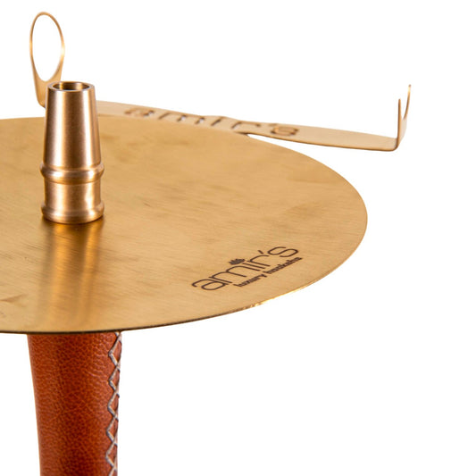 Amy Deluxe German hookah shisha set, AMIR`S INDI 2.0 - luxury leather shisha