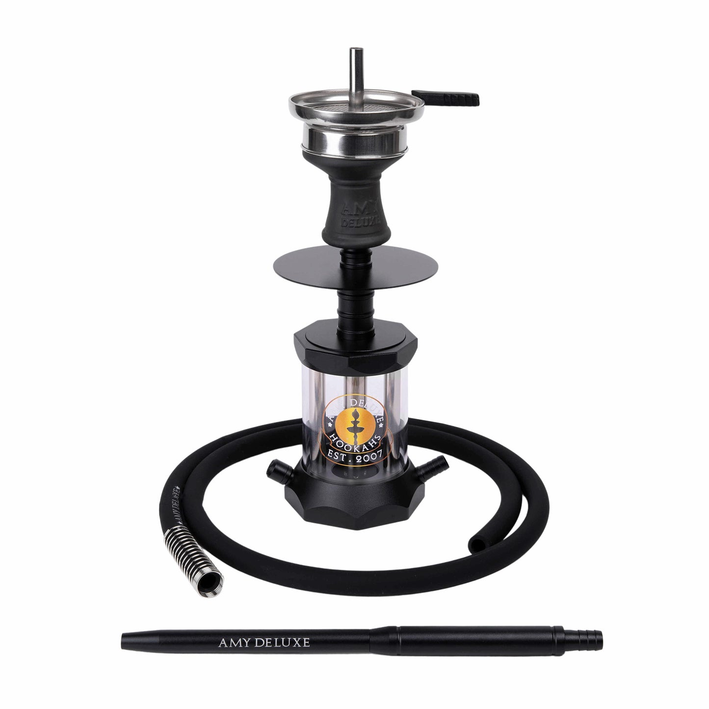 Amy Deluxe German hookah shisha set, 1400 Alu Tube S