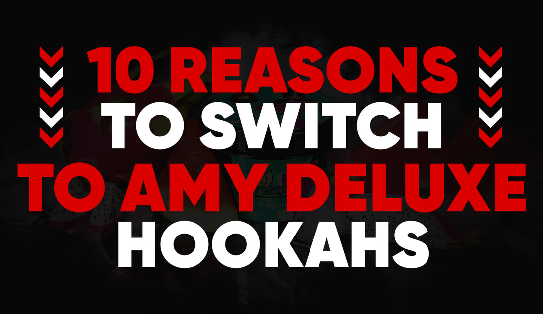 10 Reasons to Switch to Amy Deluxe Hookahs