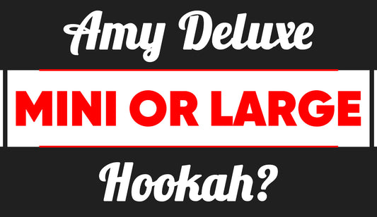 Large or Mini Amy Deluxe Hookah?