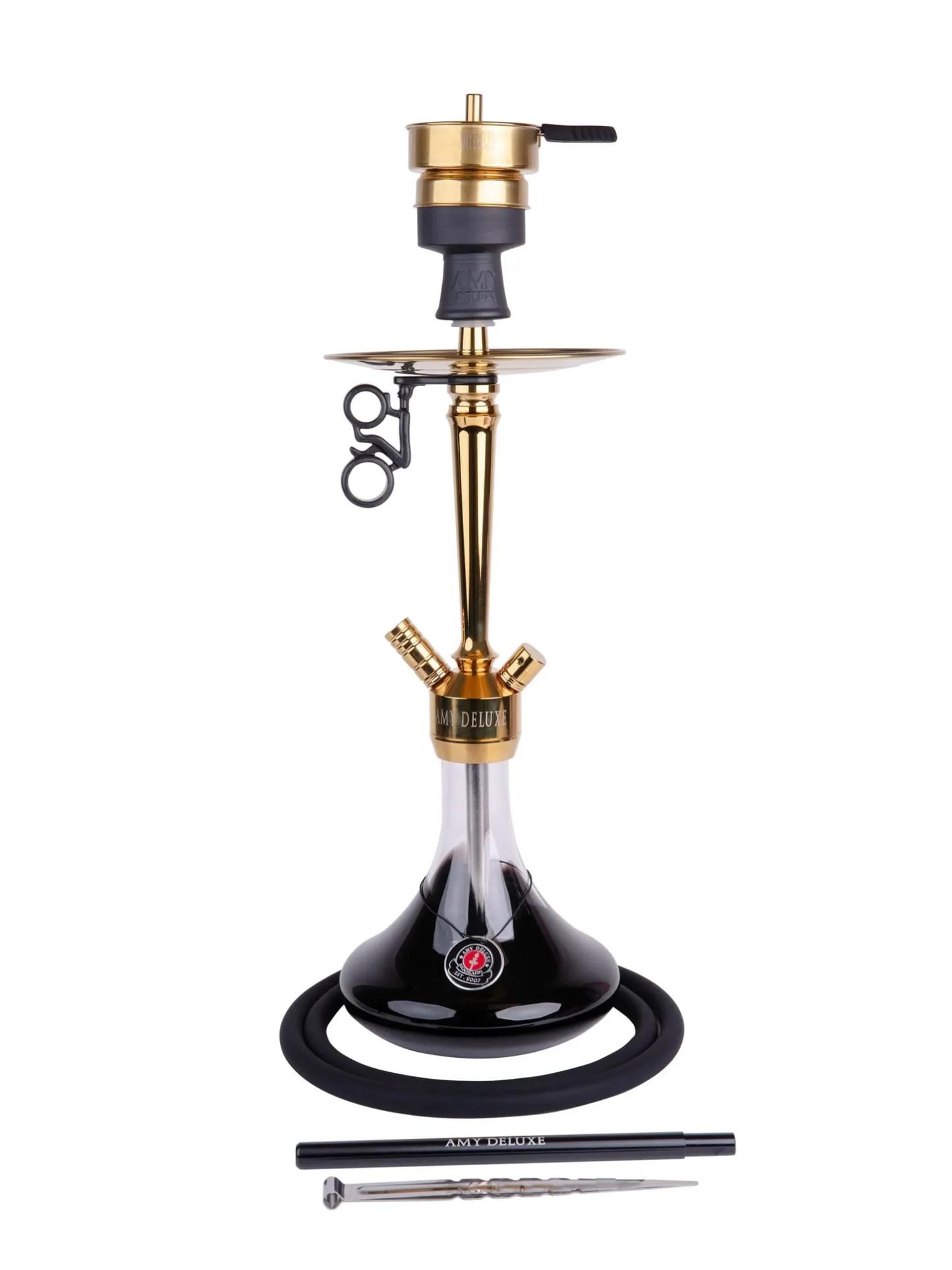 Amy Deluxe German Hookah Shisha Set, 066.02 Alu Deluxe S