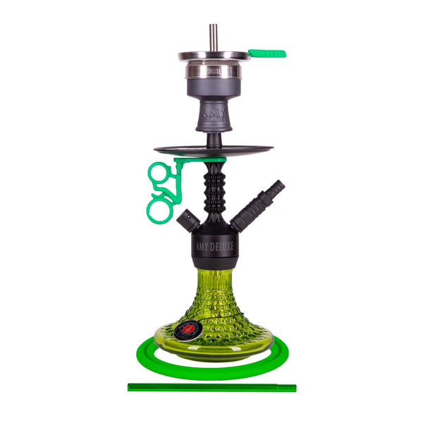 Amy Deluxe German hookah shisha set, 072.03 Alu Antique Berry Mini