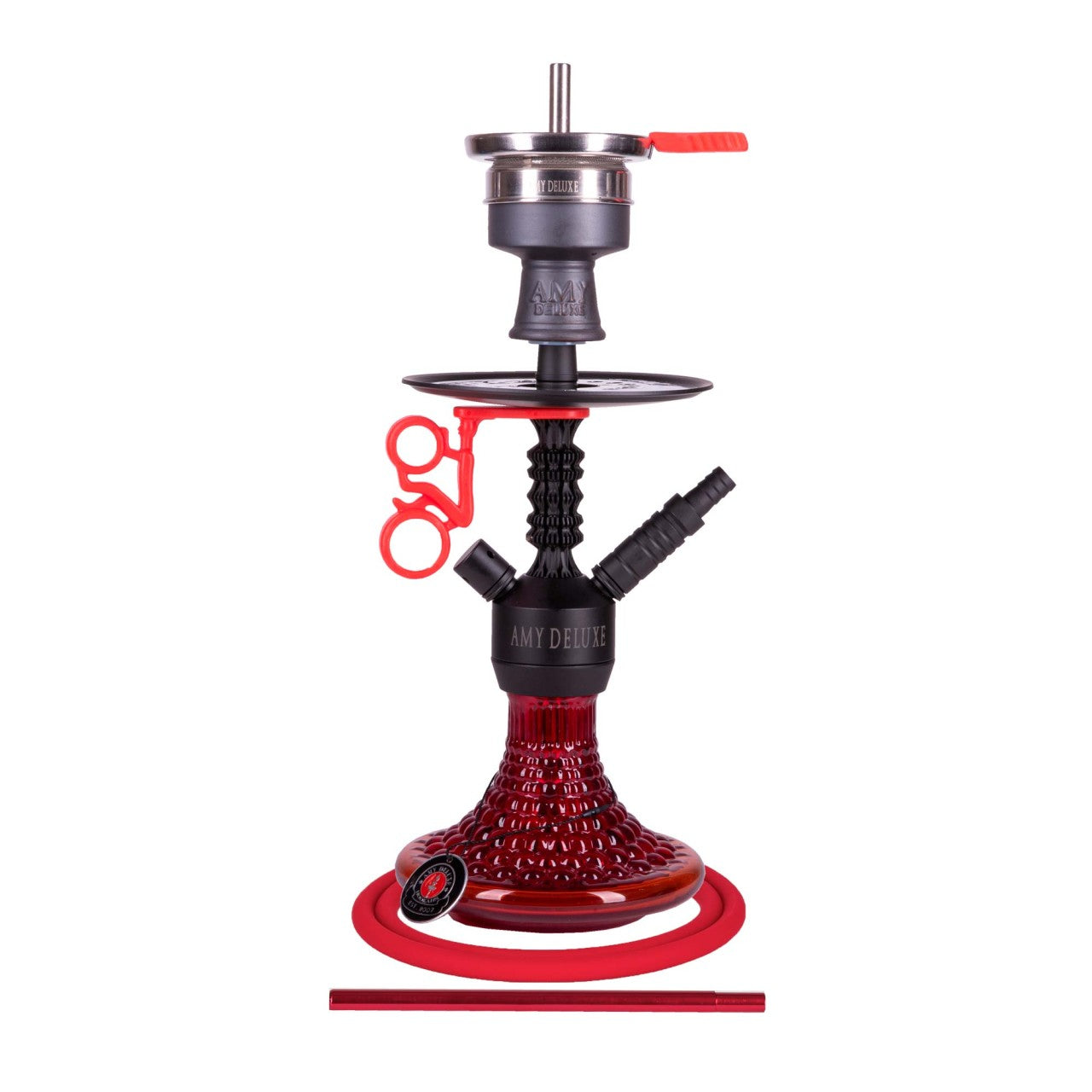 Amy Deluxe German hookah shisha set, 072.03 Alu Antique Berry Mini