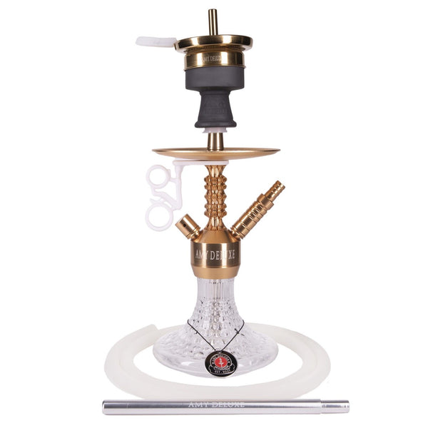 Amy Deluxe German hookah shisha set, 072.03 Alu Antique Berry Mini