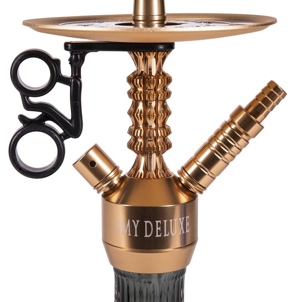 Amy Deluxe German hookah shisha set, 072.03 Alu Antique Berry Mini