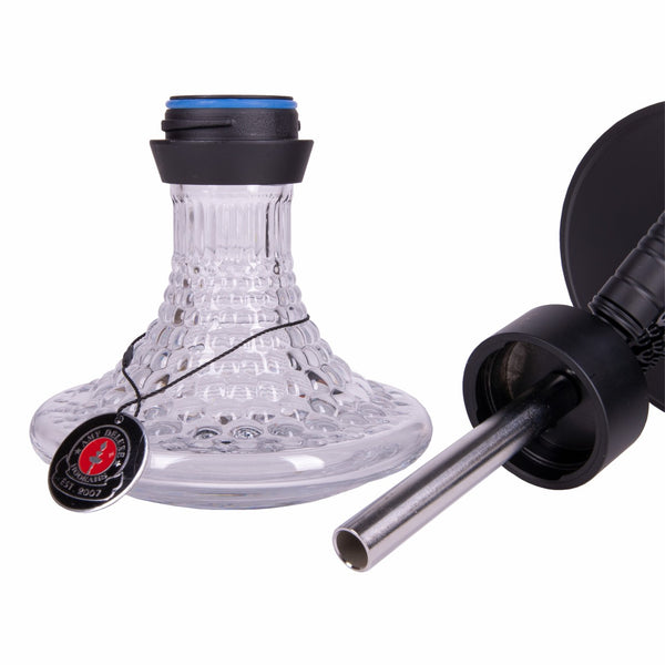 Amy Deluxe German hookah shisha set, 072.03 Alu Antique Berry Mini