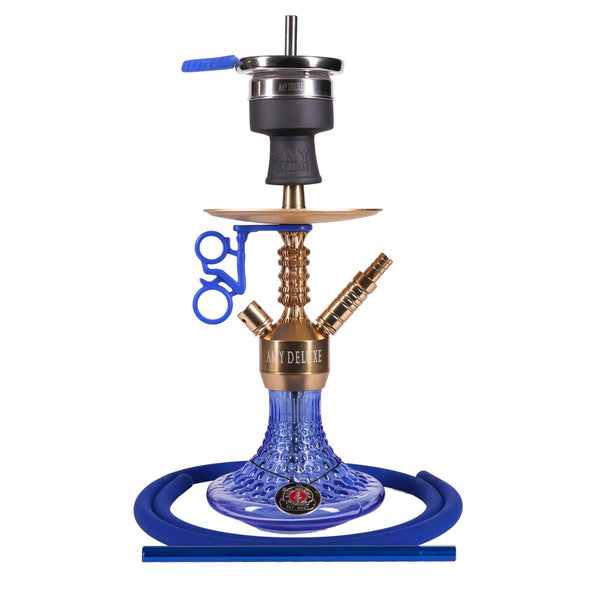 Amy Deluxe German hookah shisha set, 072.03 Alu Antique Berry Mini