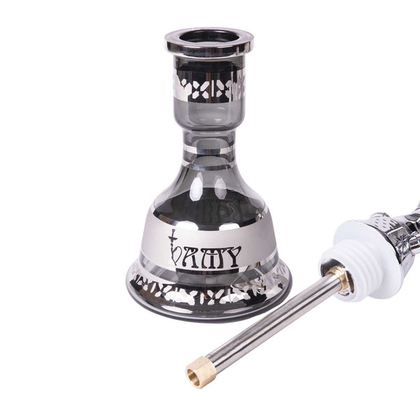 Amy Deluxe German hookah shisha set, Mini Kura 088.02, traditional Egyptian style