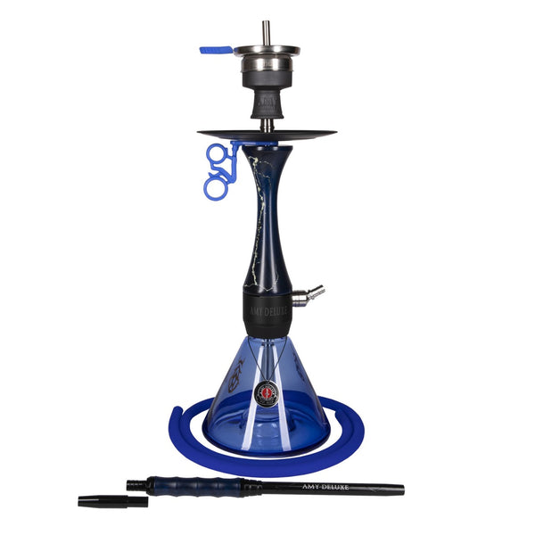 Amy Deluxe German hookah shisha set,Woodica 105.02, column that glows in the dark