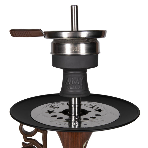 Amy Deluxe German hookah shisha set,Woodica 105.02, column that glows in the dark