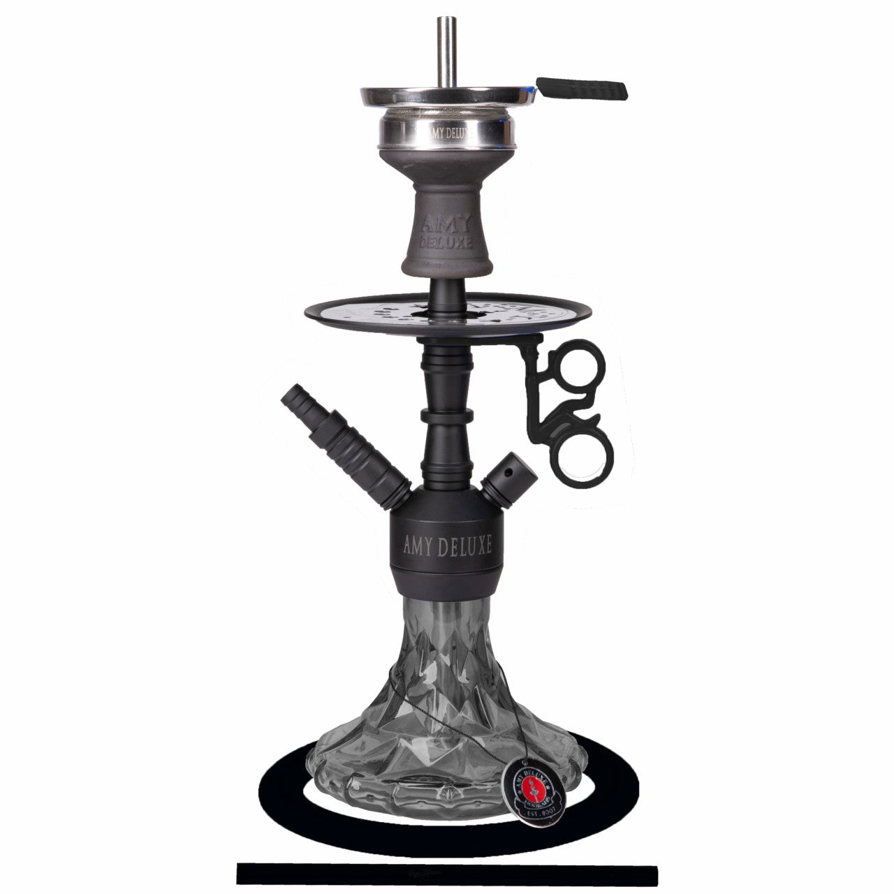 Amy Deluxe German hookah shisha set, 107.03 Alu Brilli S