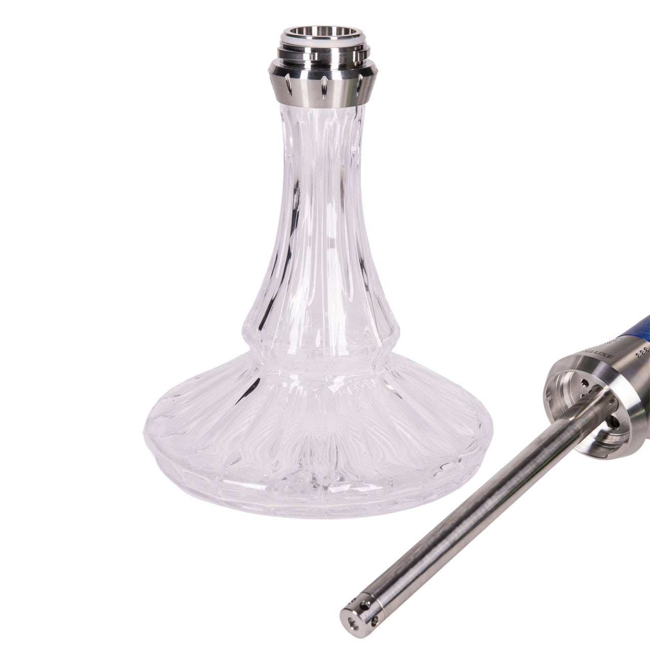 Amy Deluxe German hookah shisha set, 1200 Galactic Steel S