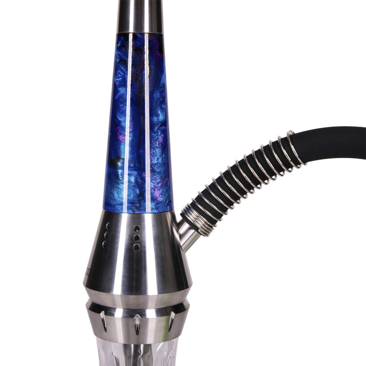 Amy Deluxe German hookah shisha set, 1200 Galactic Steel S