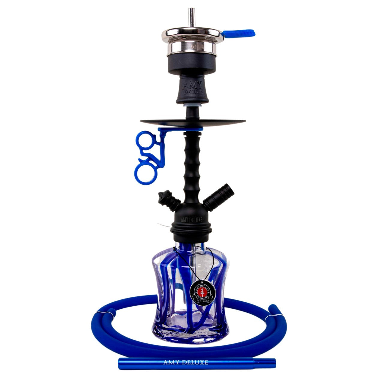 Amy Deluxe German hookah shisha set, 124.03 Alu Drum Mini