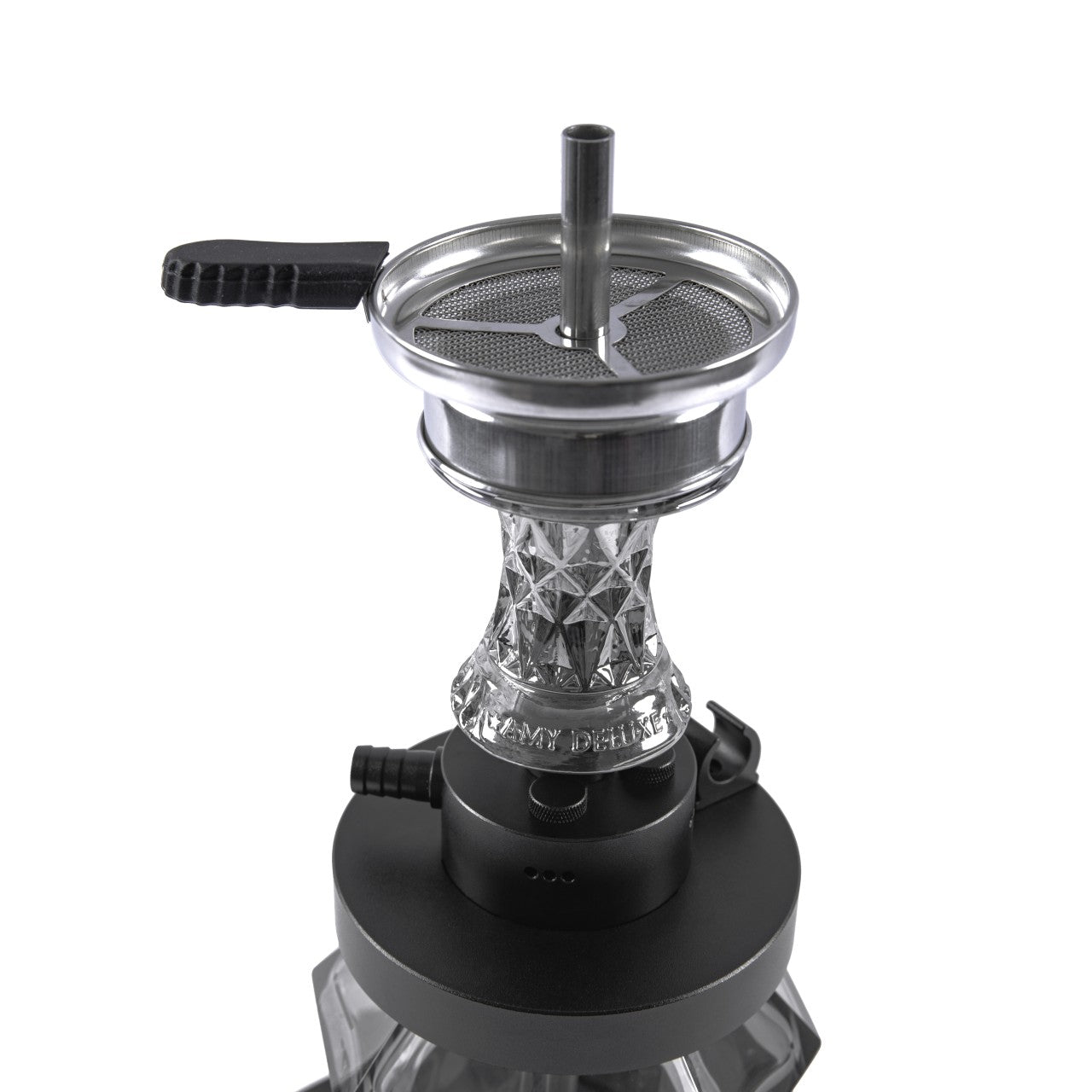 Amy Deluxe German hookah shisha set, 1500 Alu Crystal