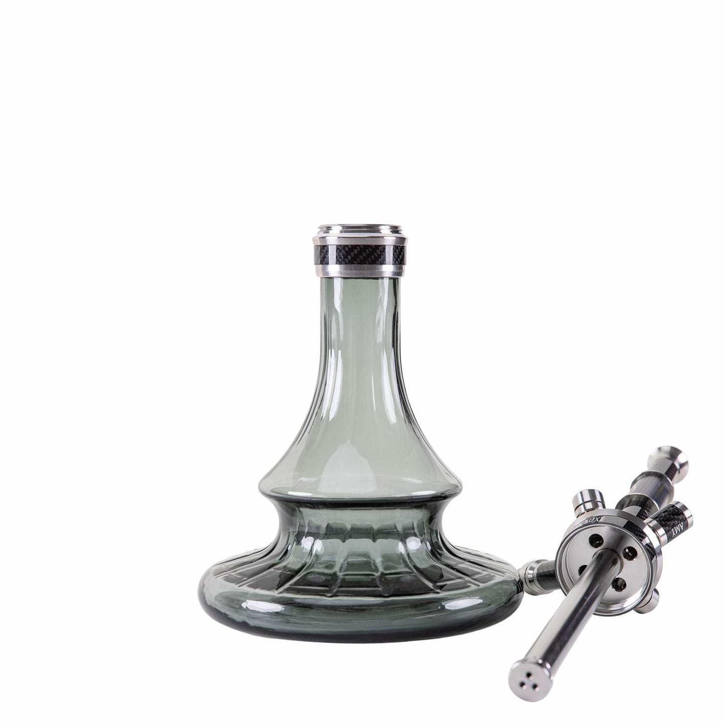 Amy Deluxe German Hookah Shisha Set, ss26.01 Carbonica Solid