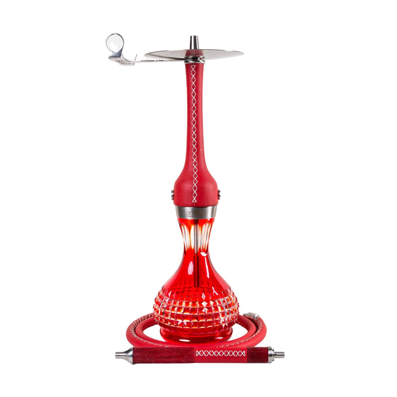 Amy Deluxe German hookah shisha set, AMIR`S INDI 2.0 - luxury leather shisha