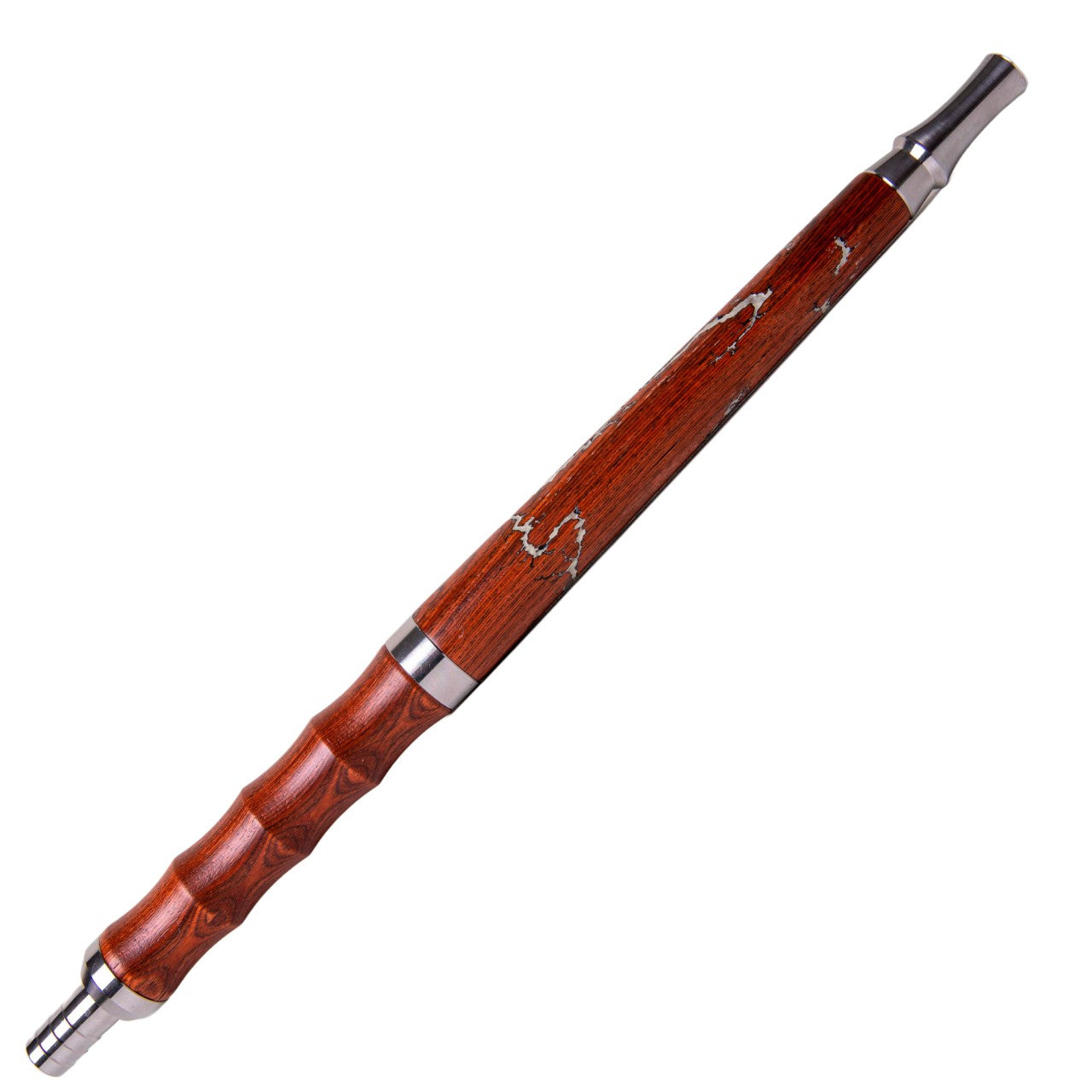 Amy Deluxe Stainless steel mouthpiece with wooden casing  MSAL024