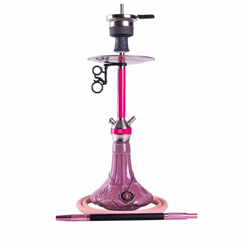 Amy Deluxe German Hookah Shisha Set, Carbonica Lucid S SS31.02