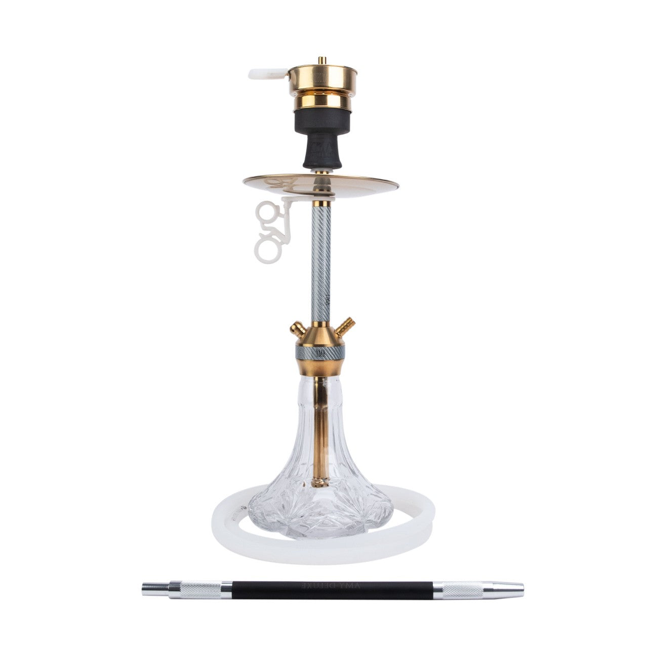 Amy Deluxe German Hookah Shisha Set, Carbonica Lucid S SS31.02