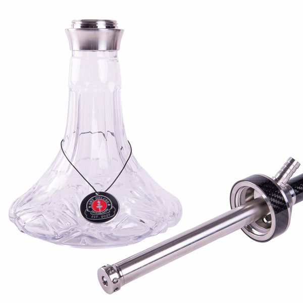 Amy Deluxe German Hookah Shisha Set, Carbonica Lucid S SS31.02