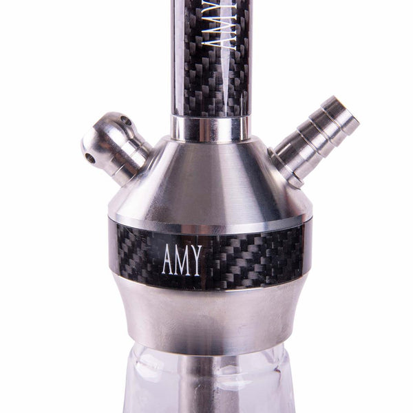 Amy Deluxe German Hookah Shisha Set, Carbonica Lucid S SS31.02