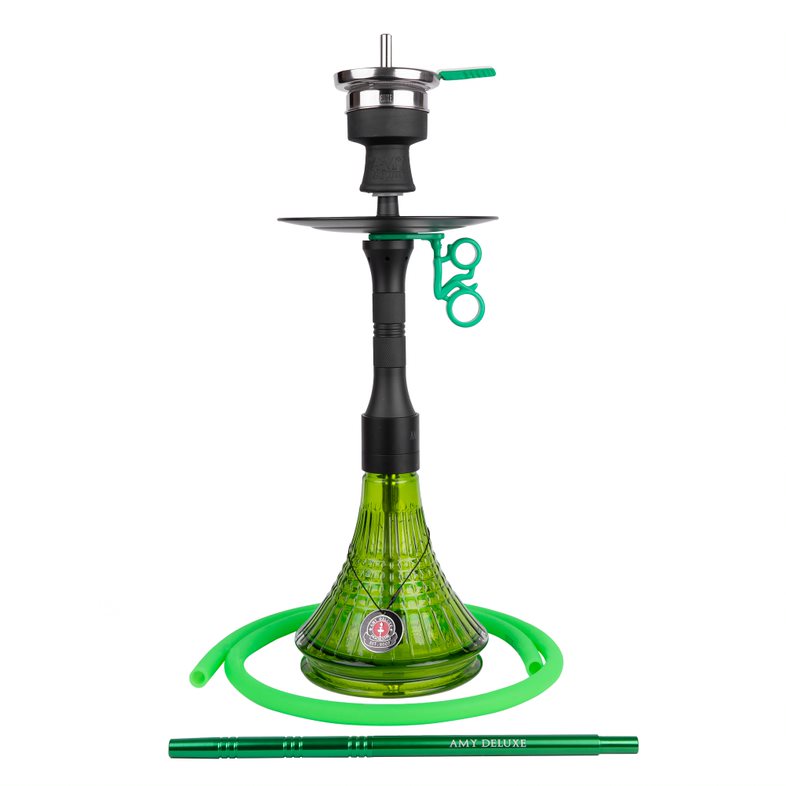 Amy Deluxe German hookah shisha set, 126.02 Alu Cage S