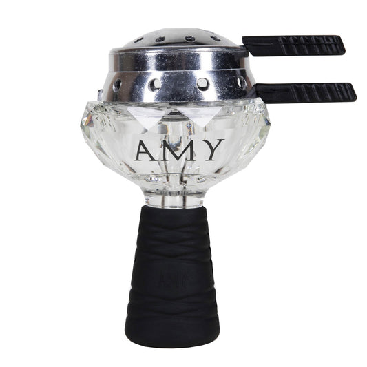 AMY Deluxe hookah shisha glass tobacco head GlasSi Crystal Set , Glasi003