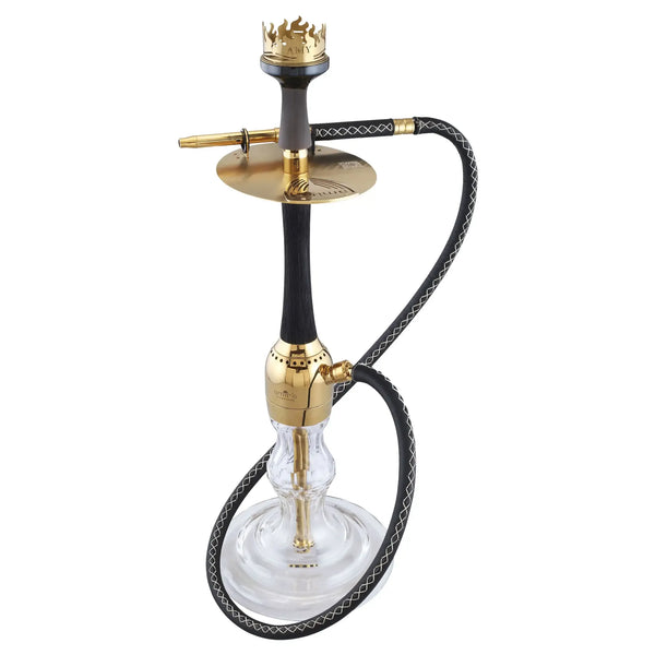 Amy Deluxe German hookah shisha set, Amir`s INDI V3.0 luxury leather/wood hookah