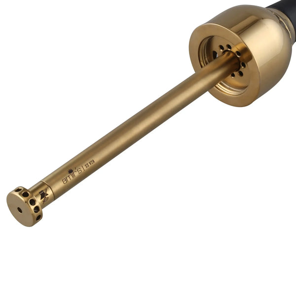 Amy Deluxe German hookah shisha set, Amir`s INDI V3.0 luxury leather/wood hookah