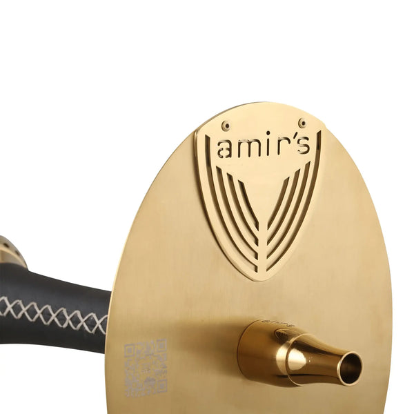 Amy Deluxe German hookah shisha set, Amir`s INDI V3.0 luxury leather/wood hookah