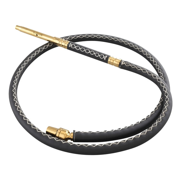 Amy Deluxe German hookah shisha set, Amir`s INDI V3.0 luxury leather/wood hookah