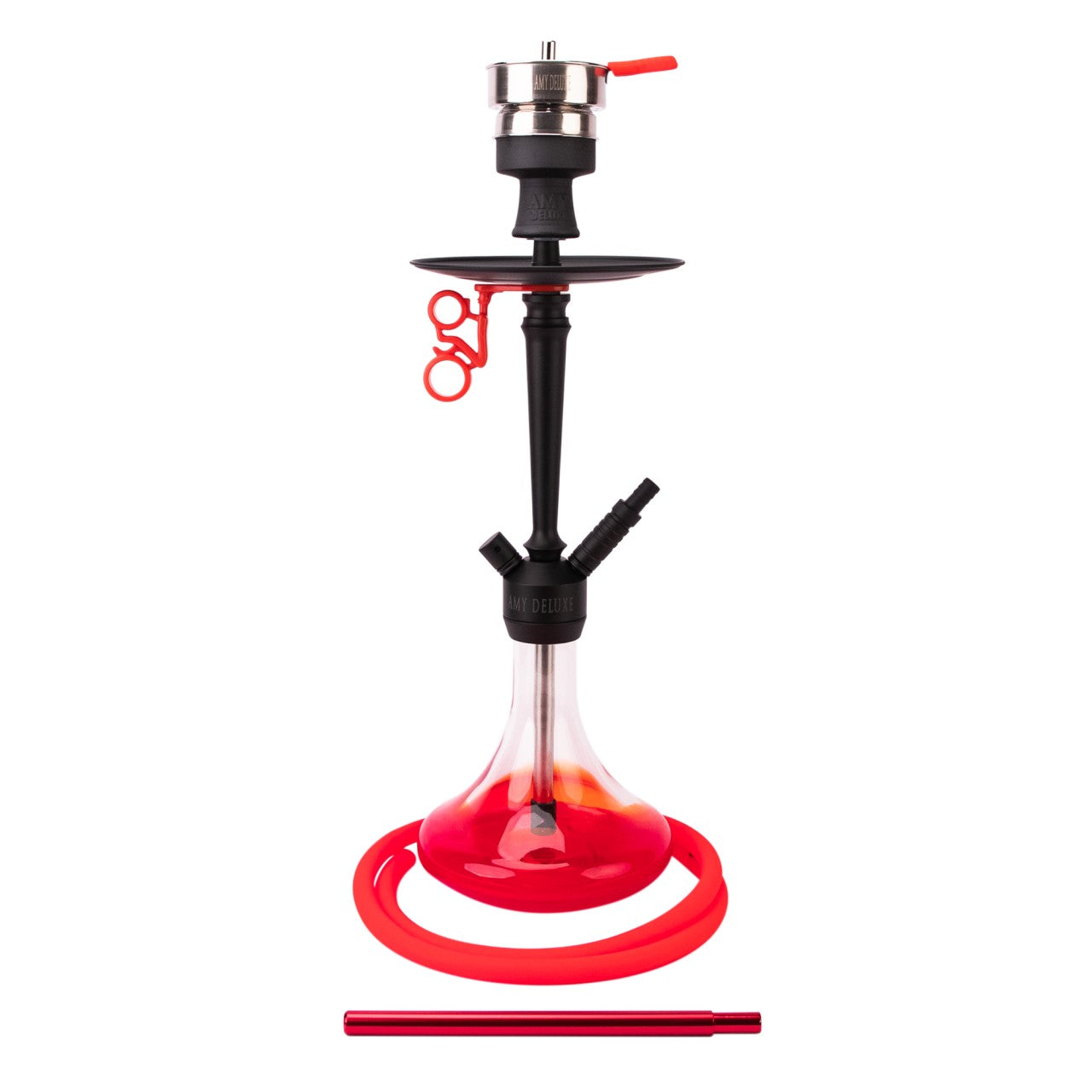 Amy Deluxe German Hookah Shisha Set, 066.02 Alu Deluxe S