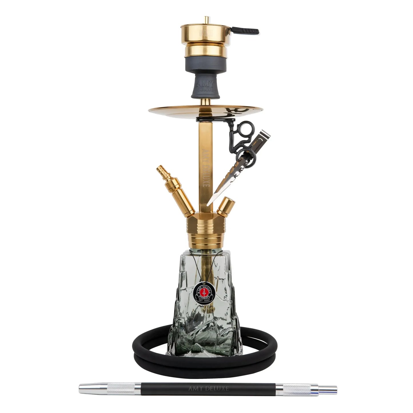 Amy Deluxe German hookah shisha set, ss18.02 Mini Crystalica