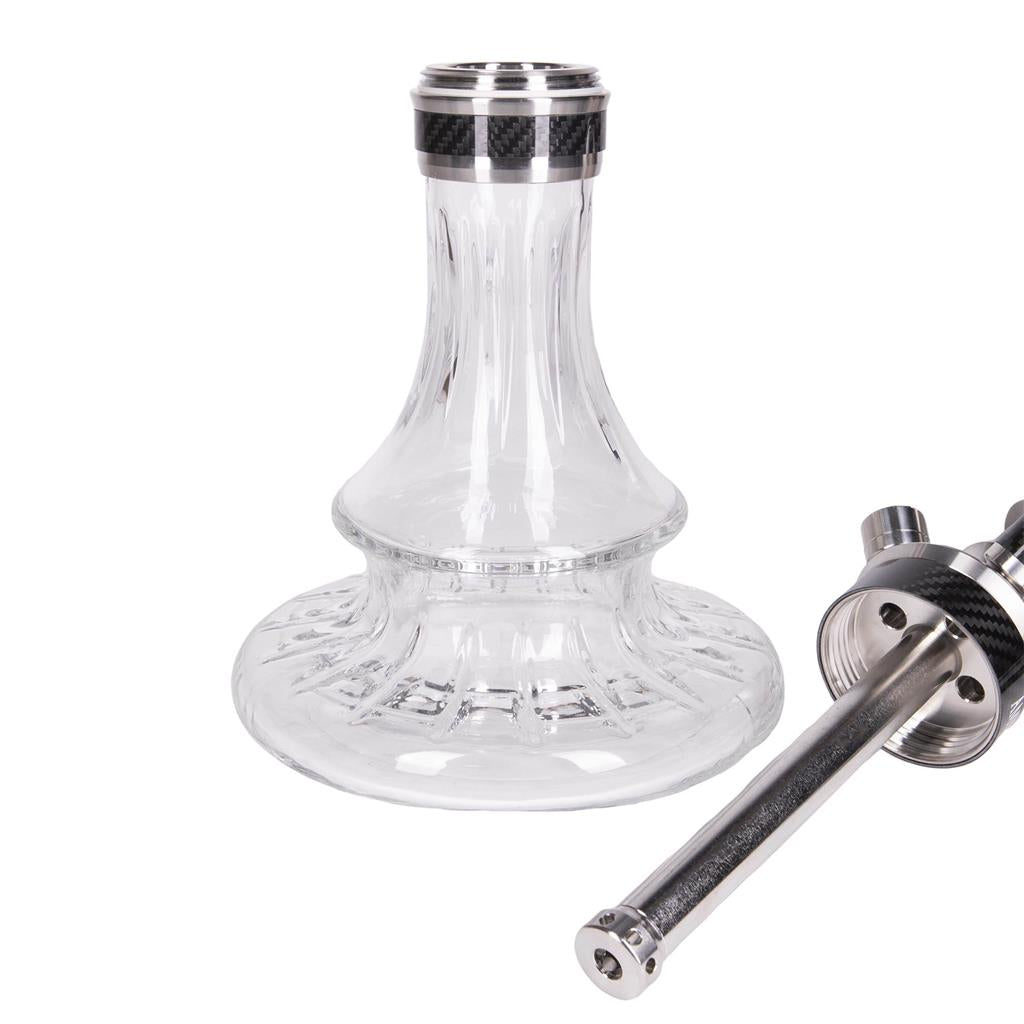 Amy Deluxe German hookah shisha set, ss26.02 Carbonica Solid S