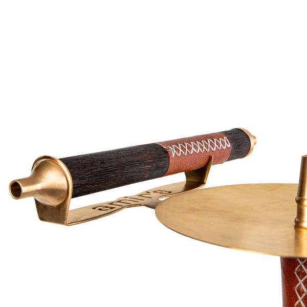 Amy Deluxe German hookah shisha set, AMIR`S INDI 2.0 - luxury leather shisha