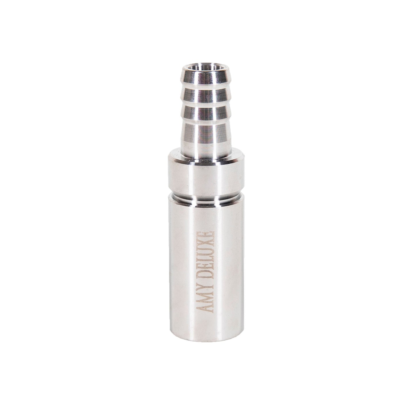 AMY Deluxe Ground Joint Cut Stainless Steel Adapter
