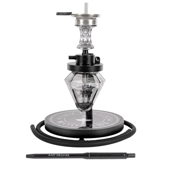 Amy Deluxe German hookah shisha set, 1500 Alu Crystal